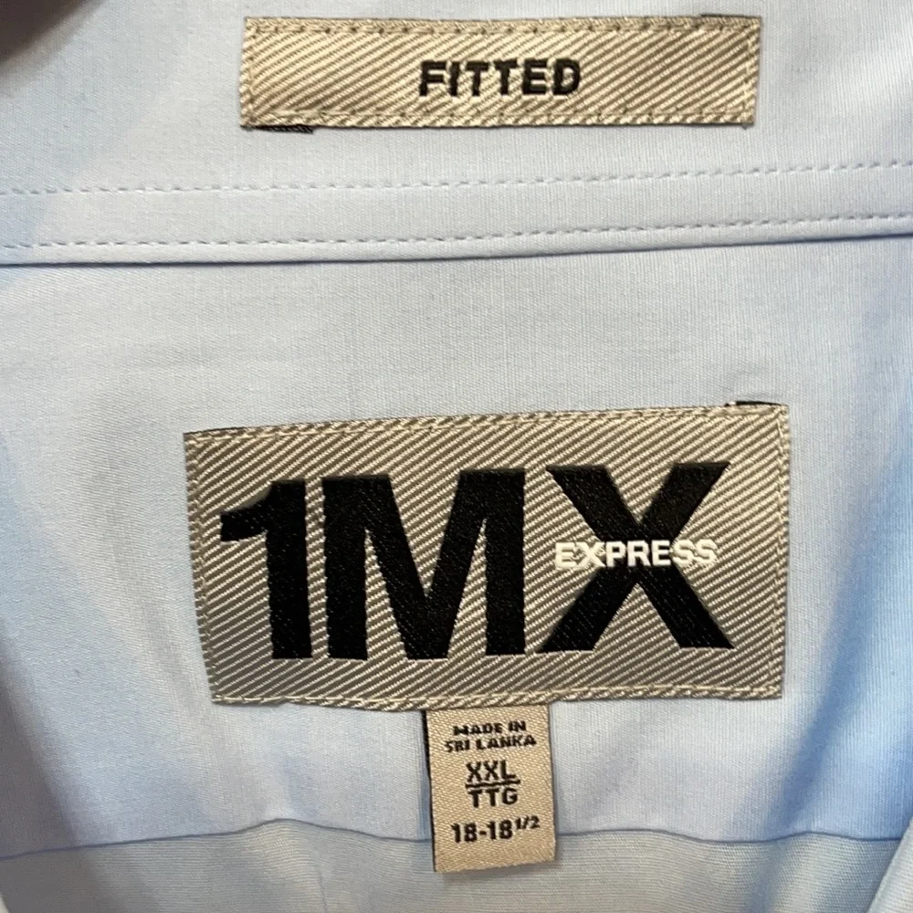 Express Men’s Dress Shirts 2XL Fitted/Extra Slim - Picture 8 of 8